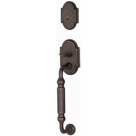Emtek French Antique Brss Handleset, 4300ASUS7 4300ASUS7